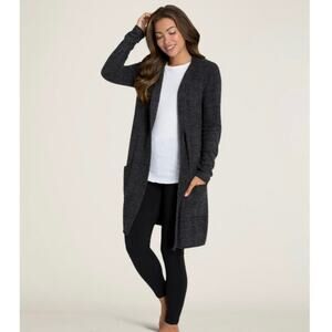 Barefoot Dreams CozyChic Ultra Lite Santa Monica Black Robe